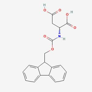 Fmoc-D-Asp-OH chemical structure (CAS 136083-57-3)