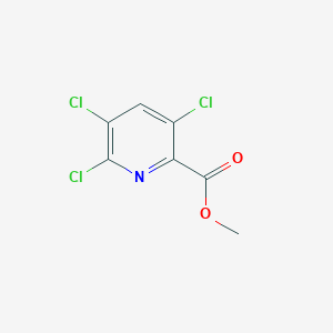 Methyl 3,5,6-trichloropicolinate chemical structure (CAS 1360894-25-2)