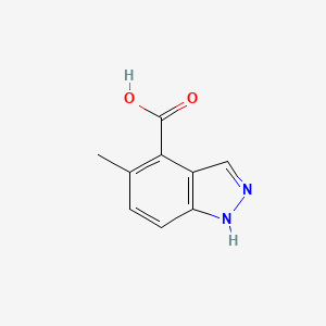 5-Methyl-1H-indazole-4-carboxylic acid chemical structure (CAS 1360927-57-6)