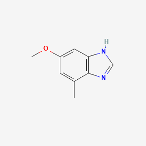 5-Methoxy-7-methyl-1H-benzo[d]imidazole chemical structure (CAS 1360954-28-4)