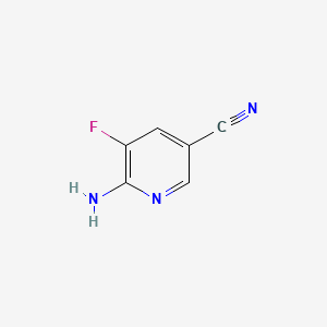 6-Amino-5-fluoronicotinonitrile chemical structure (CAS 1361058-62-9)