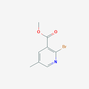 Methyl 2-bromo-5-methylnicotinate chemical structure (CAS 136227-39-9)