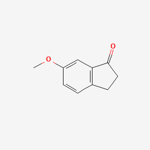 6-Methoxy-1-indanone chemical structure (CAS 13623-25-1)