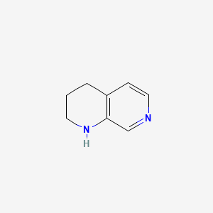 1,2,3,4-Tetrahydro-1,7-naphthyridine chemical structure (CAS 13623-86-4)