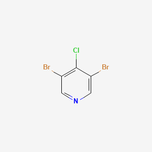 3,5-Dibromo-4-chloropyridine chemical structure (CAS 13626-17-0)