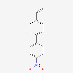 4-Nitro-4'-vinyl-1,1'-biphenyl chemical structure (CAS 13629-88-4)