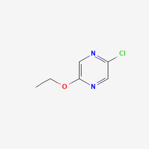 2-Chloro-5-ethoxypyrazine chemical structure (CAS 136309-11-0)