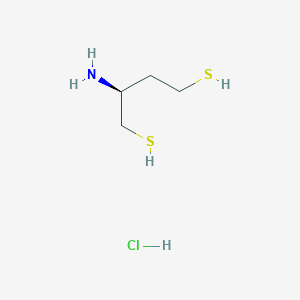 (S)-2-Aminobutane-1,4-dithiol hydrochloride chemical structure (CAS 1363376-98-0)