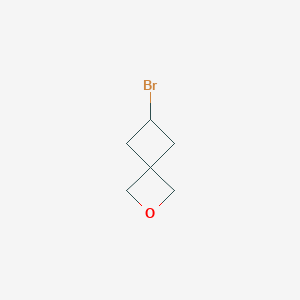 6-Bromo-2-oxaspiro[3.3]heptane chemical structure (CAS 1363380-78-2)