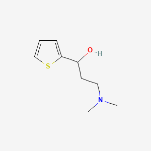 3-(Dimethylamino)-1-(2-thienyl)-1-propanol chemical structure (CAS 13636-02-7)