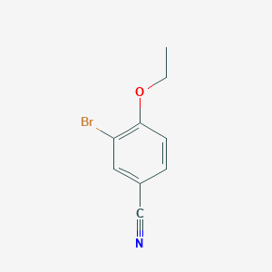 3-Bromo-4-ethoxybenzonitrile chemical structure (CAS 136366-42-2)