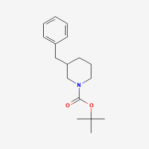 tert-Butyl 3-benzylpiperidine-1-carboxylate chemical structure (CAS 136423-06-8)