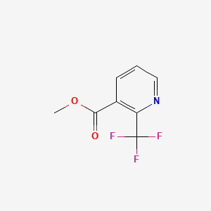 Methyl 2-(trifluoromethyl)nicotinate chemical structure (CAS 136483-17-5)