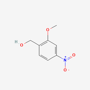 (2-Methoxy-4-nitrophenyl)methanol chemical structure (CAS 136507-14-7)