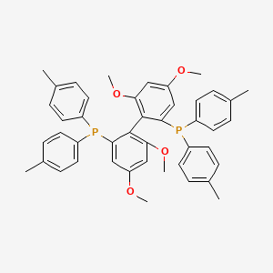 (S)-2,2'-Bis(di-p-tolylphosphino)-4,4',6,6'-tetramethoxy)-1,1'-biphenyl chemical structure (CAS 1365531-82-3)