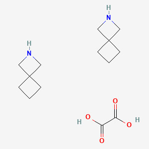 2-Azaspiro[3.3]heptane hemioxalate chemical structure (CAS 1365639-13-9)
