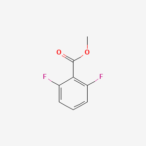 Methyl 2,6-difluorobenzoate chemical structure (CAS 13671-00-6)
