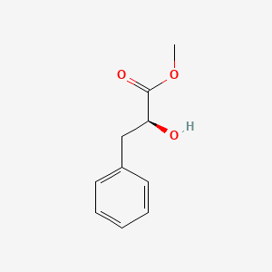 (S)-Methyl 2-hydroxy-3-phenylpropanoate chemical structure (CAS 13673-95-5)
