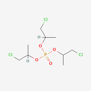 Tris(1-Chloro-2-Propyl) Phosphate chemical structure (CAS 13674-84-5)