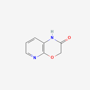 1H-Pyrido[2,3-b][1,4]oxazin-2(3H)-one chemical structure (CAS 136742-83-1)