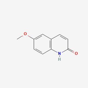 6-Methoxyquinolin-2(1H)-one chemical structure (CAS 13676-00-1)