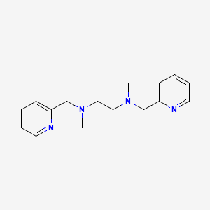 N1,N2-Dimethyl-N1,N2-bis(pyridin-2-ylmethyl)ethane-1,2-diamine chemical structure (CAS 136768-57-5)