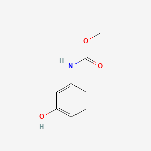 Methyl (3-hydroxyphenyl)carbamate chemical structure (CAS 13683-89-1)