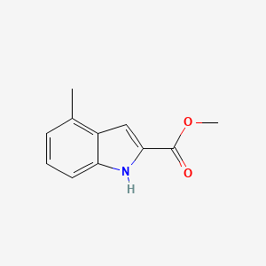 Methyl 4-Methylindole-2-carboxylate chemical structure (CAS 136831-13-5)