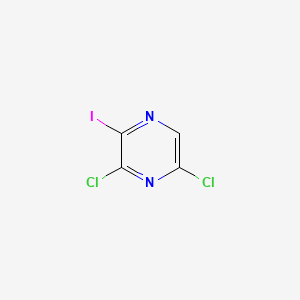 3,5-Dichloro-2-iodopyrazine chemical structure (CAS 136866-30-3)
