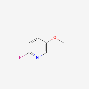 2-Fluoro-5-methoxypyridine chemical structure (CAS 136888-79-4)
