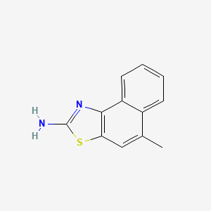 5-Methylnaphtho[1,2-d]thiazol-2-amine chemical structure (CAS 1369170-24-0)