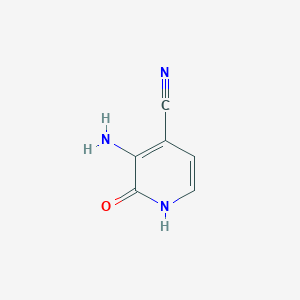 3-Amino-2-hydroxypyridine-4-carbonitrile chemical structure (CAS 1369248-53-2)