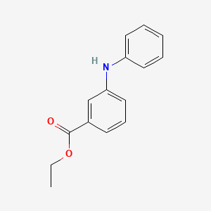 Ethyl 3-(phenylamino)benzoate chemical structure (CAS 1369265-53-1)
