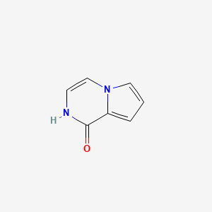 Pyrrolo[1,2-a]pyrazin-1(2H)-one chemical structure (CAS 136927-63-4)