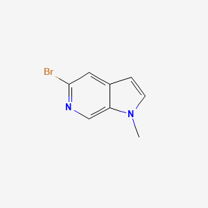 5-Bromo-1-methyl-1h-pyrrolo[2,3-c]pyridine chemical structure (CAS 1369356-14-8)
