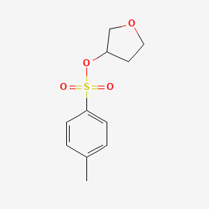 Tetrahydrofuran-3-yl 4-methylbenzenesulfonate chemical structure (CAS 13694-84-3)