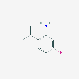 5-Fluoro-2-isopropylaniline chemical structure (CAS 1369777-05-8)