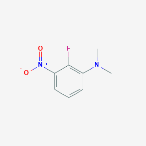 2-Fluoro-N,N-dimethyl-3-nitroaniline chemical structure (CAS 1369899-53-5)