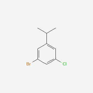 1-Bromo-3-chloro-5-isopropylbenzene chemical structure (CAS 1369900-53-7)