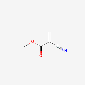 Methyl 2-cyanoacrylate chemical structure (CAS 137-05-3)