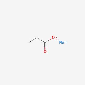 Sodiumpropionate chemical structure (CAS 137-40-6)