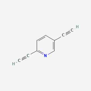 2,5-Diethynylpyridine chemical structure (CAS 137000-75-0)