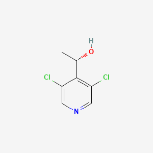 (S)-1-(3,5-Dichloropyridin-4-yl)ethanol chemical structure (CAS 1370347-50-4)