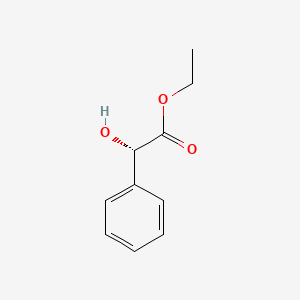 (S)-Ethyl 2-hydroxy-2-phenylacetate chemical structure (CAS 13704-09-1)