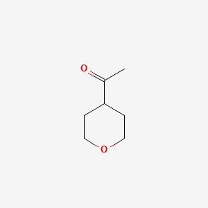 1-(Tetrahydro-2H-pyran-4-yl)ethanone chemical structure (CAS 137052-08-5)