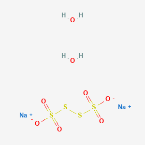 Sodium tetrathionate dihydrate chemical structure (CAS 13721-29-4)