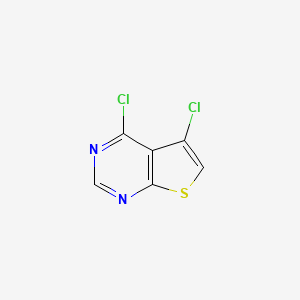 4,5-Dichlorothieno[2,3-d]pyrimidine chemical structure (CAS 137240-10-9)