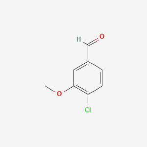 4-Chloro-3-methoxybenzaldehyde chemical structure (CAS 13726-16-4)
