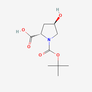 Boc-Hyp-OH chemical structure (CAS 13726-69-7)