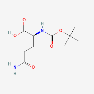 Boc-Gln-OH chemical structure (CAS 13726-85-7)